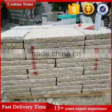 Cheap Pineapple Surface Rustic Yellow Granite Paving Stone photo-4