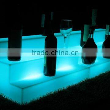 elegant romantic led red wine rack for home or hotel using