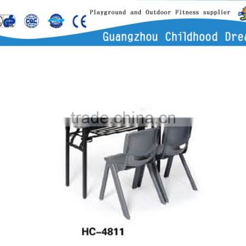 (HC-4811) High quality kids desk chair, cheap study table for kids school desk 2016