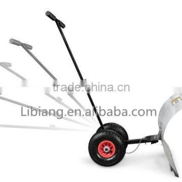 Aluminum Snow Shovel With Wheel photo-2