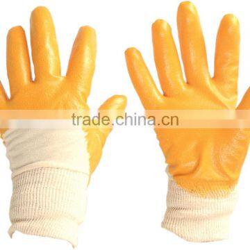 Widly used nitrile coated oil resistant work glove
