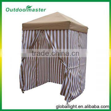 Navy/Green/Brown and White Striped Beach Chaning Room photo-2
