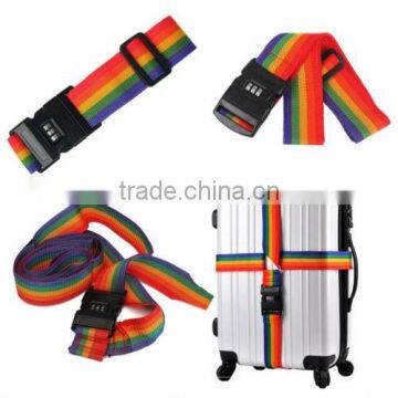 Travel Luggage Suitcase PASSWORD Secure LOCK Durable Nylon Packing Strap Belt