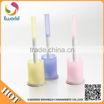 Certificated approve safe material colorful plastic toilet brush