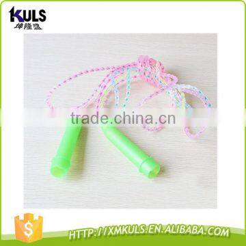 Children Skip Rope Transparent Colored Plastic Rope Skipping photo-3