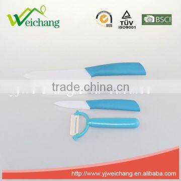 WCE7096 3pcs Knife and 1pcs Peeler Set ,ceramic Blade With TPR Handle , Hot Sale High Quality photo-2