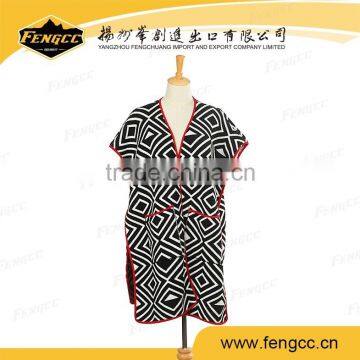 2016 fashion design beautiful Lady Sweden ponchos knit vest