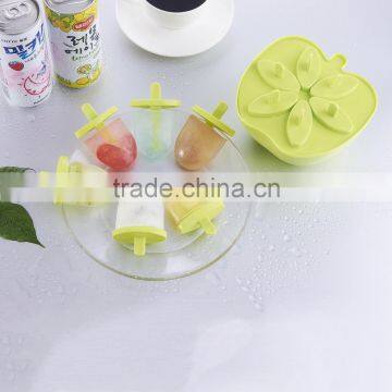 Cheap Wholesale Homemade Apple Shaped Plastic Ice Lolly Cream Mould photo-3