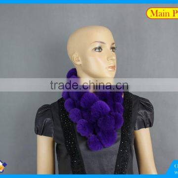 High Quality Knitted Rex-Rabbit Scarf photo-3