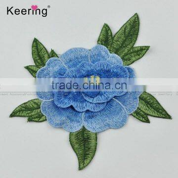 DIY Clothes Sticker Flower Embroidery Motif Applique Women Wedding Patch