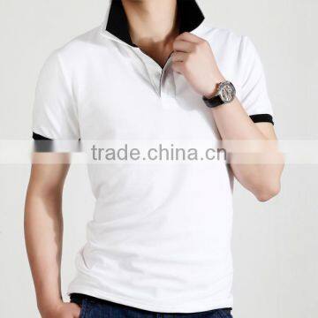 2016 Fashionable 200 Gsm Pique Colorful Polo Shirt Design With Combination photo-5