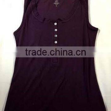 Tank Tops Fancy Ladies Tank Tops 140000 Pcs @$0.85/pc Ready Stock With GSP photo-3