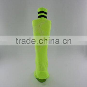 Green Strip Knee High Soccer Socks Men photo-6
