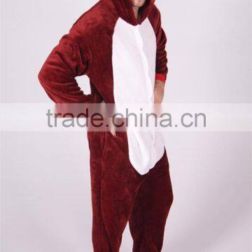 Winter Make a Fleece Animal Tail Adult Squirrel Mascot Costume photo-2