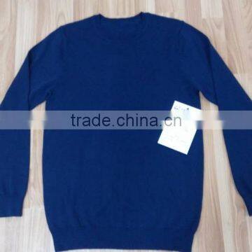 100% Cotton Men's Knitting Round Neck Pullover Sweater(ms0329) photo-2