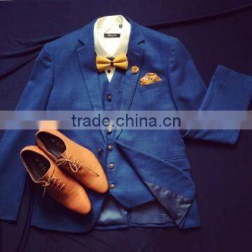2014 Top Good new arriving blue one- buttons bespoke suits for man&tailored suits