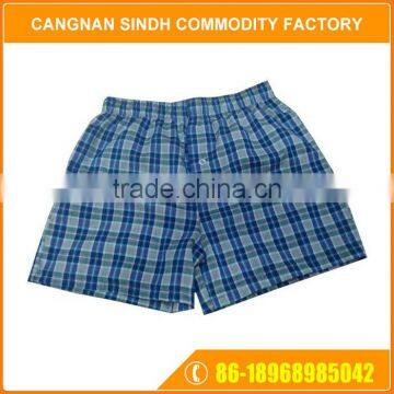 Alibaba China Summer Plaid Plus Size 100% Cotton Boys Children Shorts