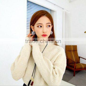 Zm53247a Ladies Earring Design Pictures Fashion Fur Style Earrings for Women photo-3