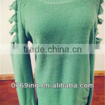 Loose Cable Knit Woolen Sweaters Designs For Ladies