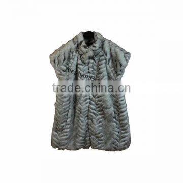 Long Mink Fur Coat Women Sleeveless Coats New Fashion Ladies Fur Jacket photo-6