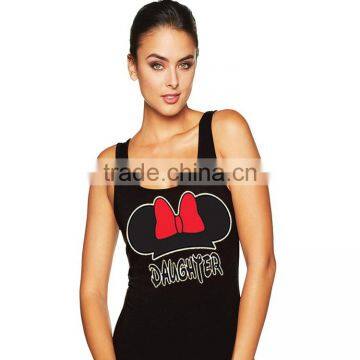 Fashion 100% Cotton Custom Screen Printed New Design Burnout Tank Top photo-6