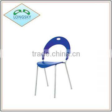 2015 Leisure Style Metal Frame Stacking Plastic Chair With Many Colours,colouful Plastic Chair photo-2