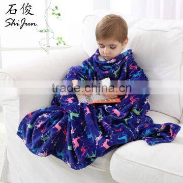 ShiJ Sofa TV Blanket With Sleeve 2017 Christmas Gift