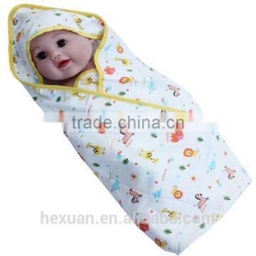 OEM Factory or 10 Stocked Designs Baby Muslin Towel /Baby Swaddle Blanket photo-2