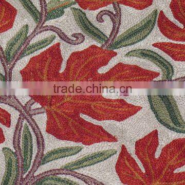 Embroidered Kashmir Pillow Decor Couch Accent Flower Decoration Cushion Cover photo-3