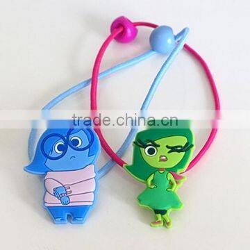Inside Out Cartoon Characters Kids Elastic Hair Tie photo-4