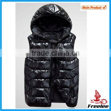 2015 Hooded Sleeveless Outer Wear, Hooded Vest for Men