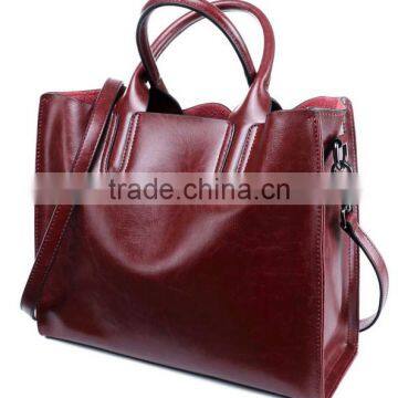 China Supplier High Quality Private Label Designer Women Genuine Leather Handbags photo-4