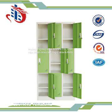 Luoyang Suppliers Metal KD structure Nine Door storage Locker