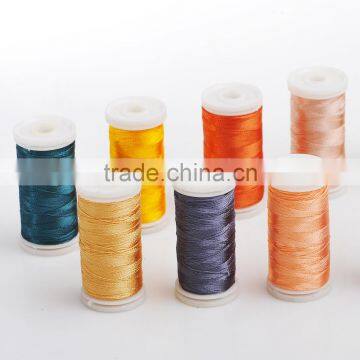 Wholesale high quality 100% polyester filament embroidery bobbin threads