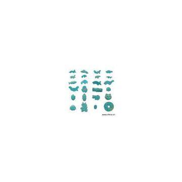 Sell Stabilized Turquoise Carved Pendant and Totem