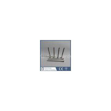 A2 Stainless Steel Ring Shank Nails , Checkered Flat Head Nails 50MM x 2.8