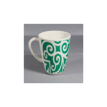 Green Color Decal Custom Print Hammer Melamine Mug