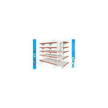 Wire Mesh Supermarket Display Shelves Two Sided for Grocery Malls