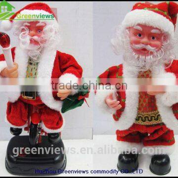 Electronic Santa Claus With gift packages With dance moves and English music