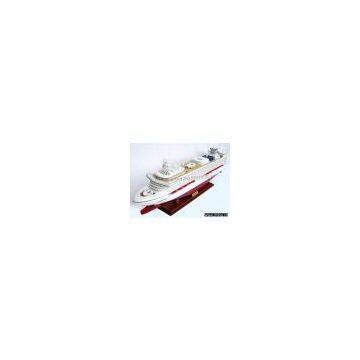 SAPPHIRE & DIAMOND PRINCESS wooden model boat