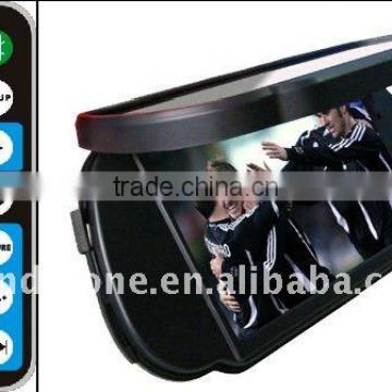 Car Reversing Mirror Auto Parking Sensors with Multimedia Player MP5 Rador Detector