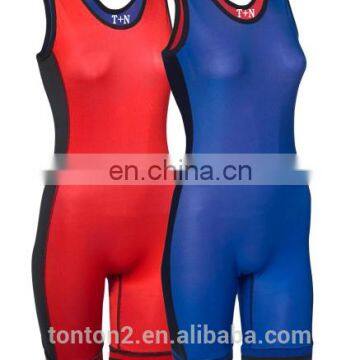 Men's OEM Custom Sportswear Cheap Sublimated Wrestling Singlets