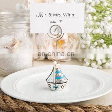 Nautical Sail boat Place Card Holder Sailing boat favor