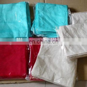 100% pure linen colored plain high quality napkin for wholesale/restaurant