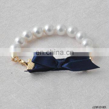 Flower Girl Pearl Bracelet Flower Girl Gift Seawater Pearl Bracelet photo-2