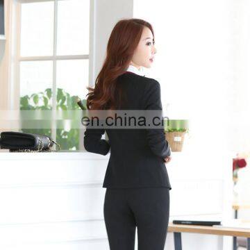 Brand Quality OEM/ODM Woven Polyster/Cotton Fashion Buisness Ladies Blazer Suit for Spring/Summer Professional Manufacturer photo-4