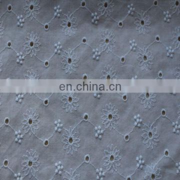 100% cotton embroidery fabric shower curtain