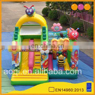 For kids animal playhouse used commercial bee inflatable combo bouncer in2017