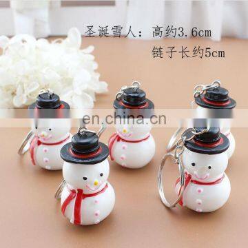 2017 ornaments resin snowman key chain