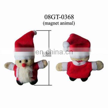 Plush Fridge Magnet Santa Claus